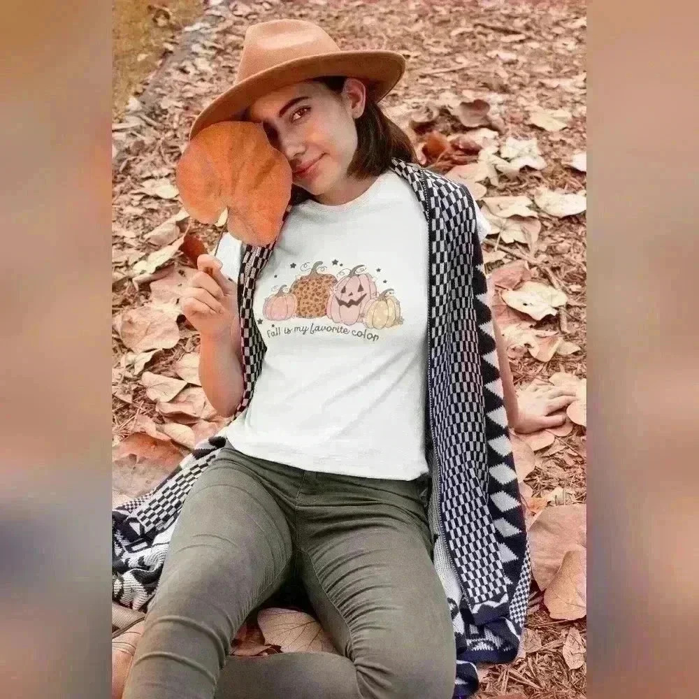 Nataly thyme fall is my favorite color tee shirt